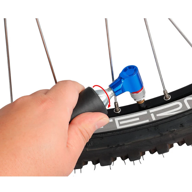 СО2 насос для Велосипедный Шредер Presta адаптер велосипедный алюминиевая шина