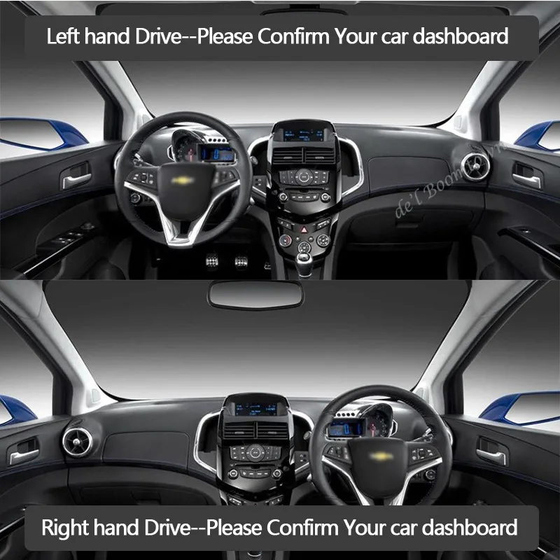 Автомобильный коврик для приборной панели Chevrolet Sonic AVEO Holden Barina 2011 ~ 2018