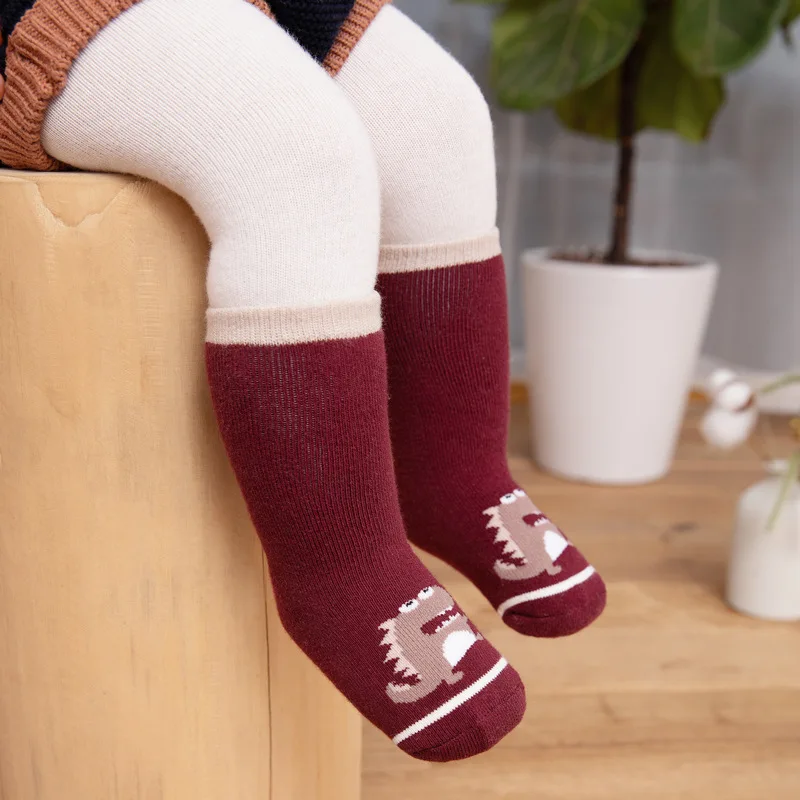 3 пары детских носочков зимние хлопковые носочки для новорожденных милые