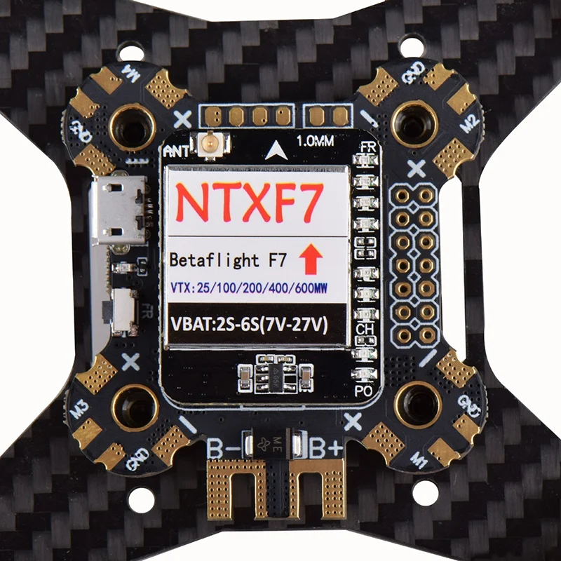 FBIL-NTXF7 2-6S F7 Контроллер полета интегрированный переключаемый 600 мВт VTX PDB OSD