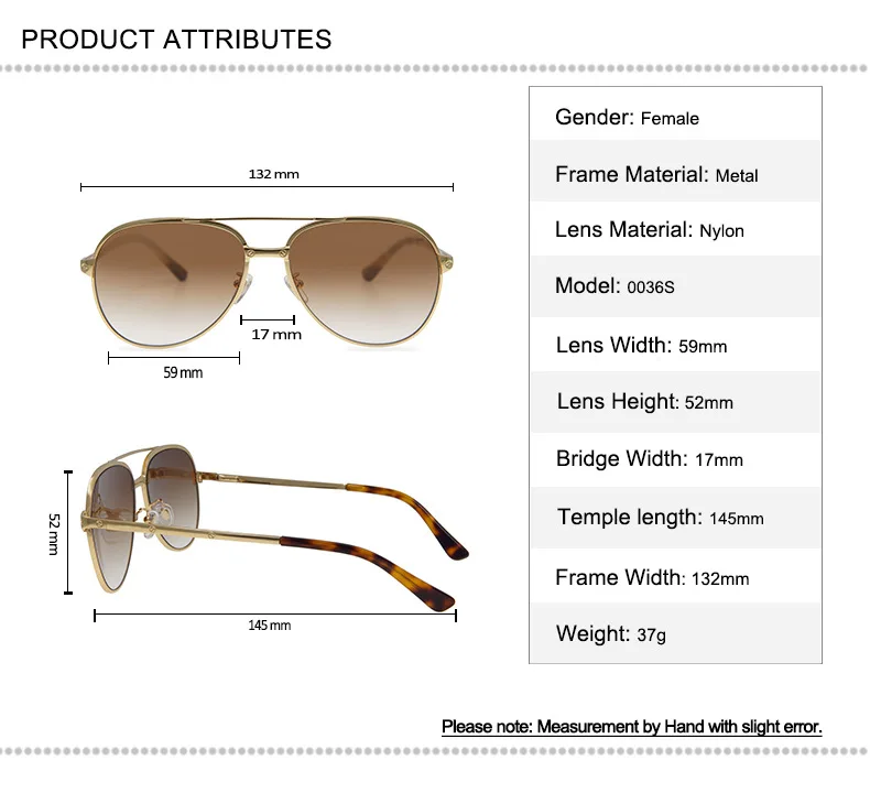 

Pilot Design Sunglasses Vintage Unisex Alloy Polarized Frame UV400 Protection Driving Goggle Fishing Sun Glasses Women Men