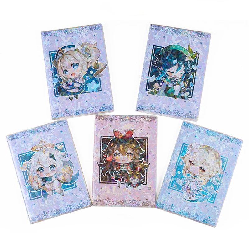 

Game Genshin Impact Cosplay Venti Keqing Books Genshin Impact Cute A5 Notebook School Gifts For Girls CS463