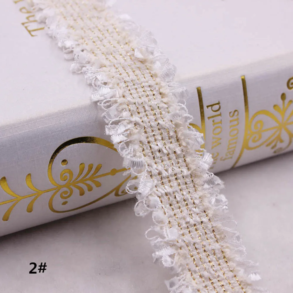 1 ярд 3 см винтажный герой нейлоновая вышитая кисточка кружевная лента отделка