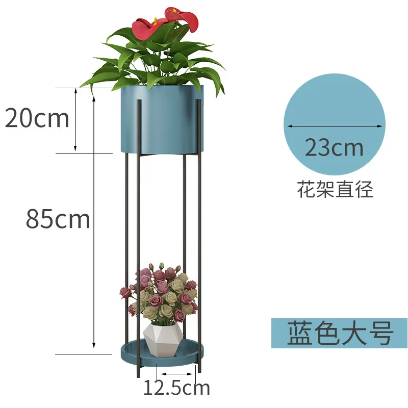

Nordic Metal Flower Stand Floor plants rack Shelf for flower pot indoor Iron balcony garden stand metal shelf flower rack