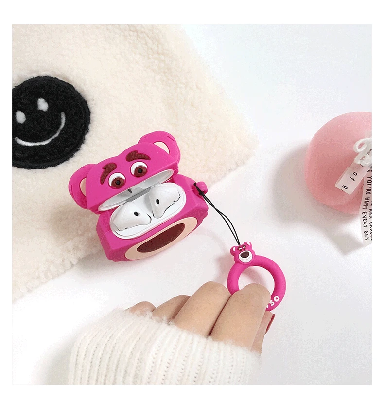 

Disney LOTSO Airpods Pro Case Soft Silicone Kawaii Anime Cartoon Shockproof Cover for Airpod 2 Air Pods 1