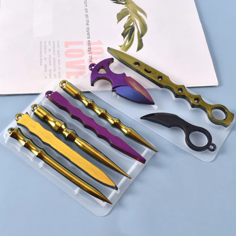 

DIY UV Resin Jewelry Molds Handcraft Epoxy Jewelry Tools Magic Wand Silicone Keychain Resin Tools