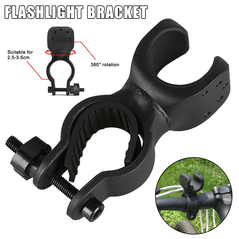 New Hot Metal Detector Pin Pointer Holder Flashlight Mount Detecting Accessories 360 Degree Rotating USJ99 | Лампы и освещение
