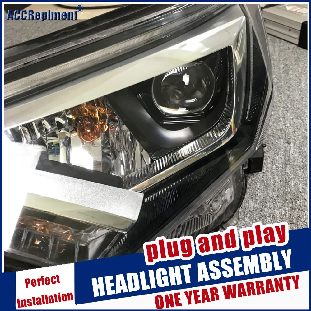 

new head lamp car styling For Toyota RAV4 RONG PUT headlights 2016-2019 For RAV4 head light Bi-xenon Double lens HID KIT led drl