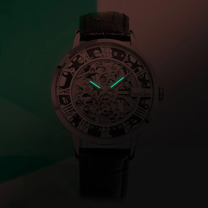 

Bestdon Men's Automatic Mechanical Watch Dress Watches For Men Waterproof Sports Wristwatch 2020 Luxury Brand Relogio Masculino