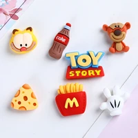 hot sale 1 piece of shoe charms simulation food french fries cheese shoe accessories shoe buckle childrens gift croc jibz