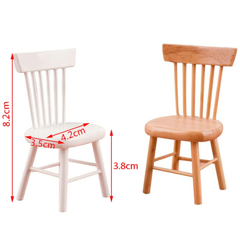 

Мини-стул для моделирования, модель мебели, игрушки для украшения кукольного дома, 1/12 кукольный домик, Миниатюрные аксессуары