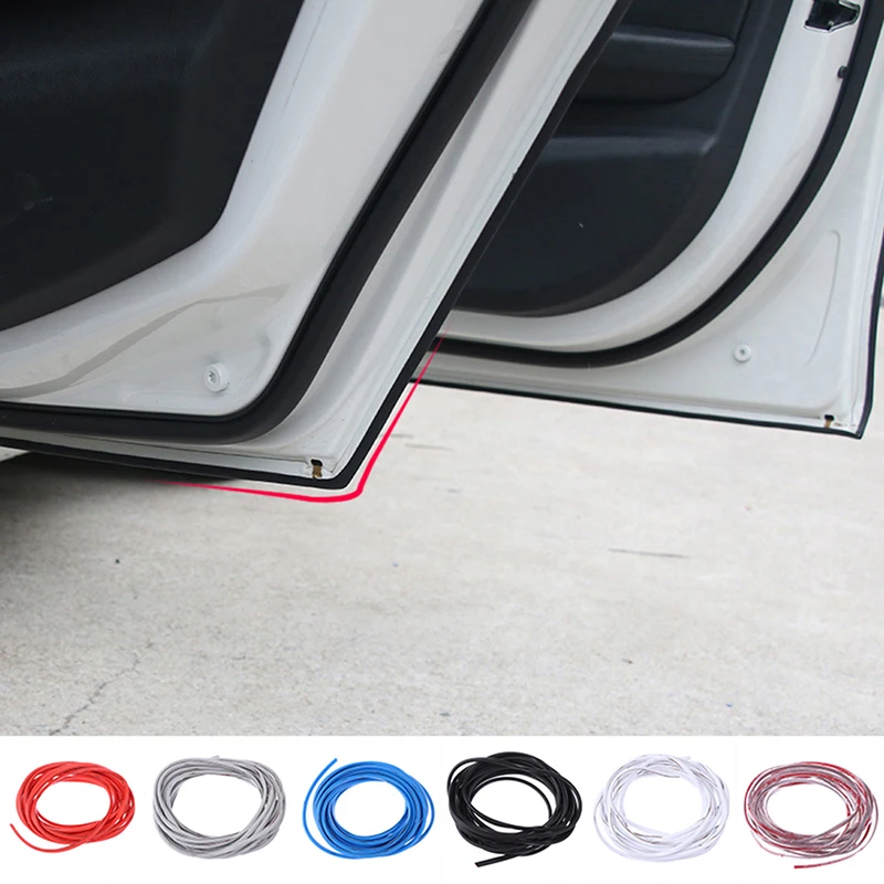 

5M Car Door Edge Trim Molding Rubber Seal Strip Scratch Protector Guard Clear