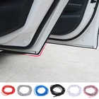 Резиновая уплотнительная лента для отделки края автомобильной двери, 5 м, защита от царапин, прозрачная