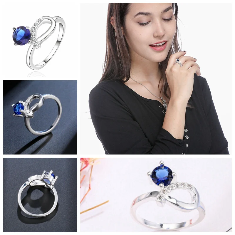 Новинка креативное витое кольцо с узлом бабочки высококачественное циркониевое