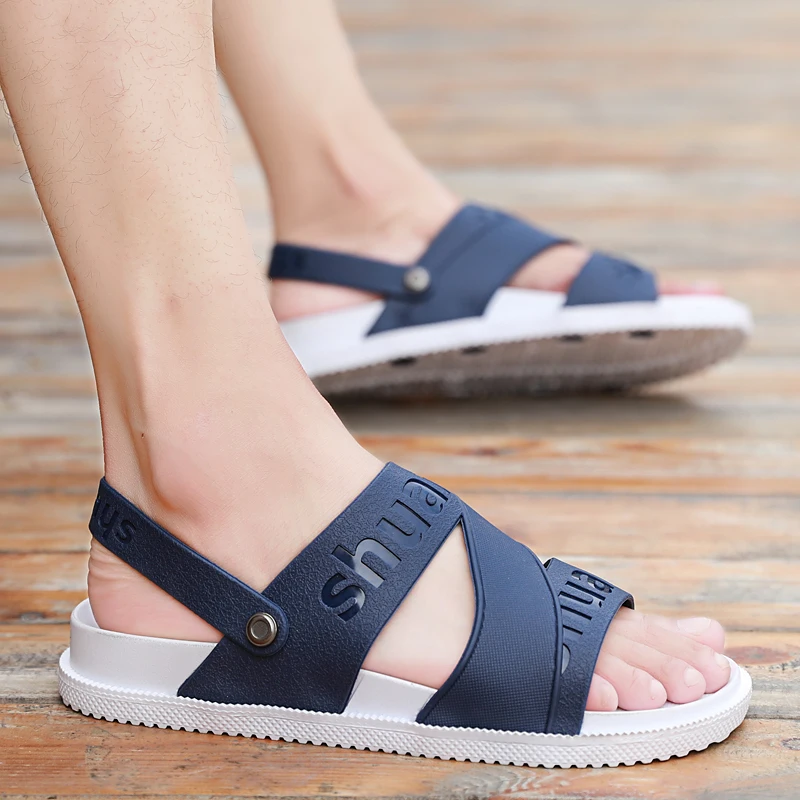 Летняя Пляжная водонепроницаемая обувь для мужчин Пляжные сандалии Обувь Aqua