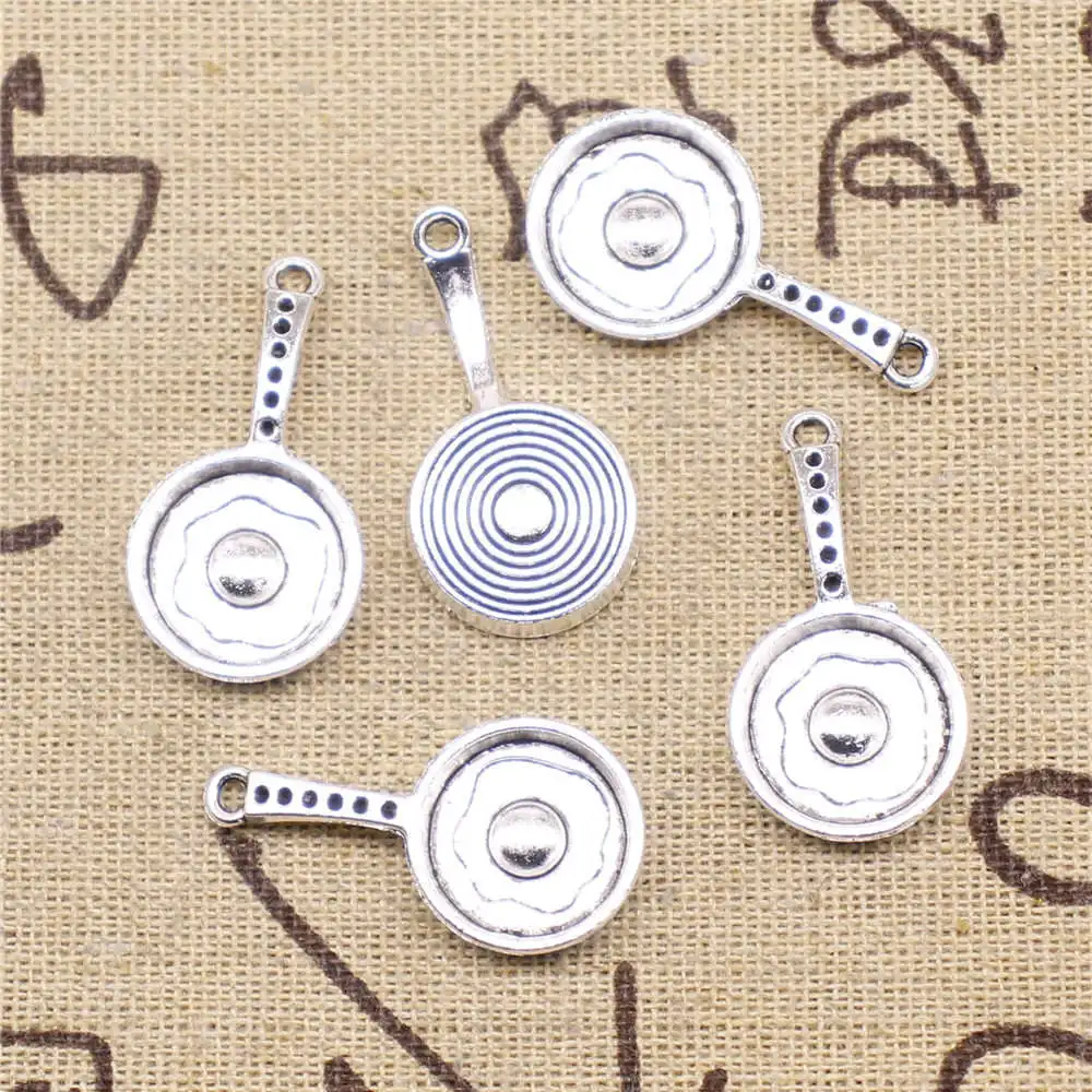 

Подвески для изготовления ювелирных изделий, 10 шт., 17x31 мм, подвески для жарки античного серебряного цвета