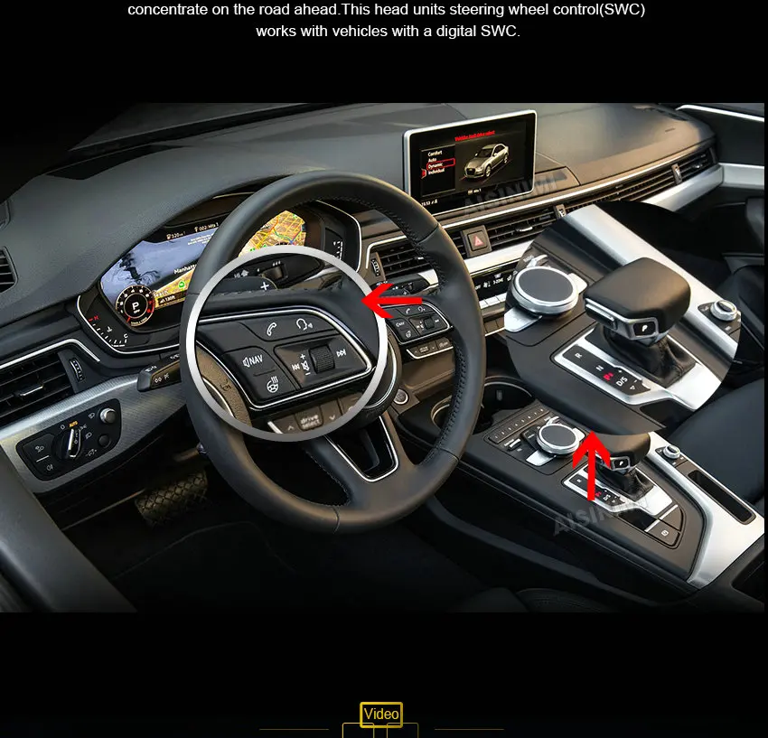 AISINIMI Android 9,0 автомобильный DVD навигатор плеер для Audi Q3 2013- автомобильный монитор аудио gps стерео Авто экран все в одном