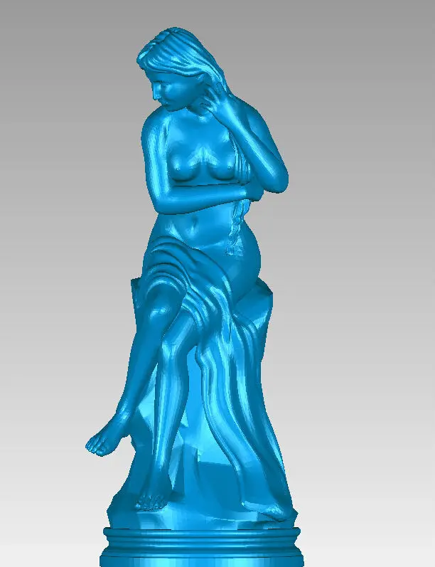 

New 3D model for cnc 3D carved figure sculpture machine in STL file format Western culture, naked women-10