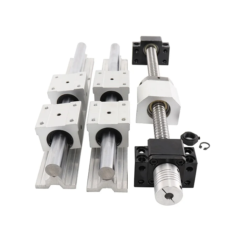 Any length of SFU1605 ball screw 4P SBR1605UU BKBF12 EKEF12 FKFF12 end support block+1605 nut shell SBR16 straight track | Обустройство