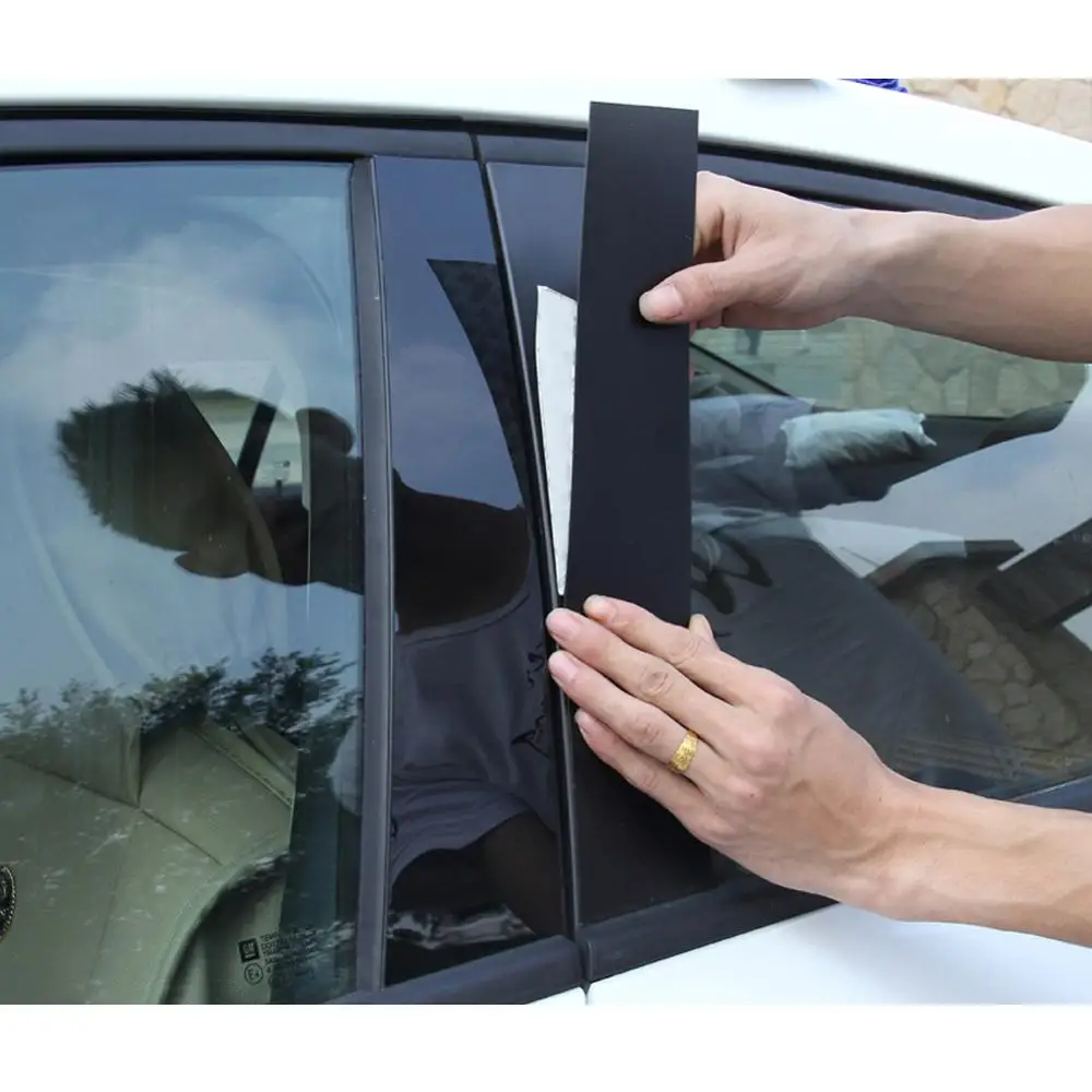 Автомобильное Зеркало оконная стойка столб крышка отделка литье наклейка для Honda