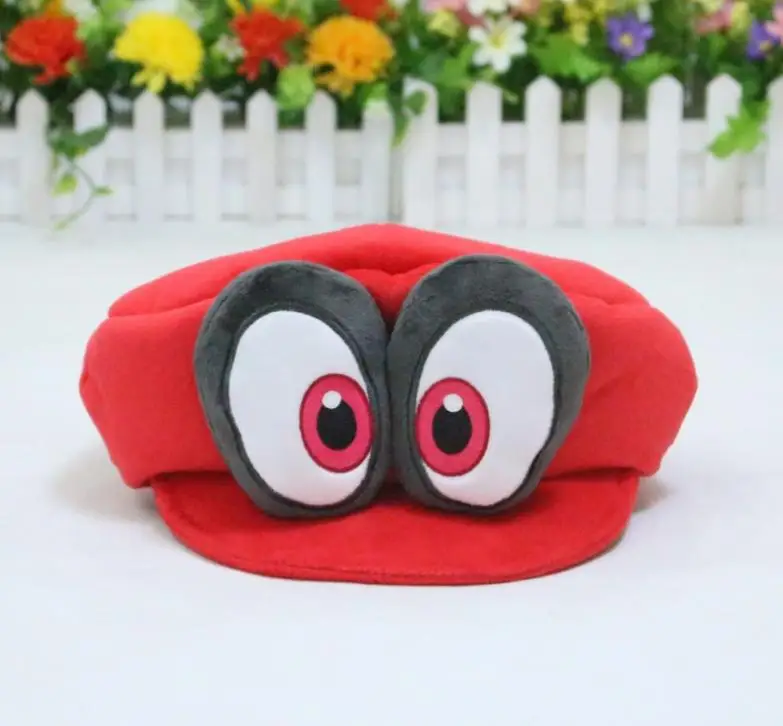 Фото Кепка для косплея Super Marios Cappy, плоская шляпа - один размер для взрослых №1
