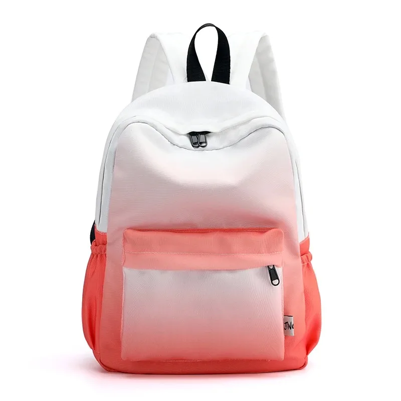 2021 New Trendy Designer Girls Book Bag zaino scuola bianco blu Ombre zaini pastello bicolore borse per studenti adolescenti