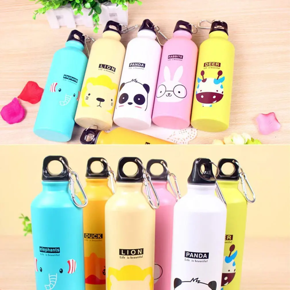 Симпатичный современный дизайн 500 мл милые животные для улицы портативная