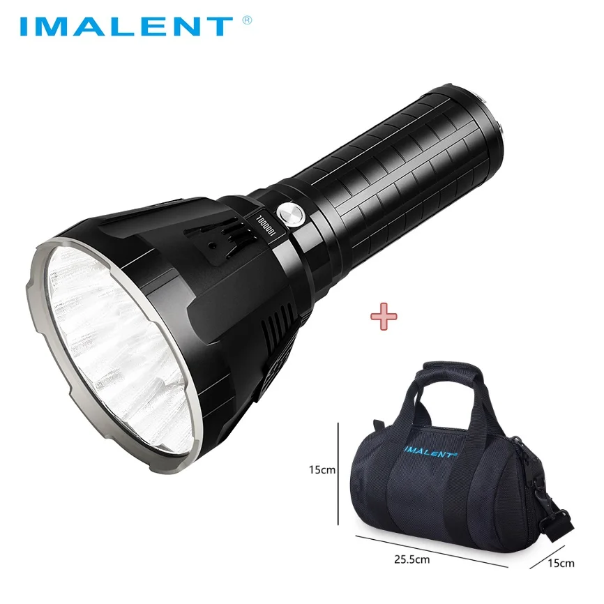

IMALENT MS18 светодиодный вспышка светильник CREE XHP70.2 Водонепроницаемый Перезарядки вспышки светильник с 21700 Батарея + O светодиодный Дисплей инте...
