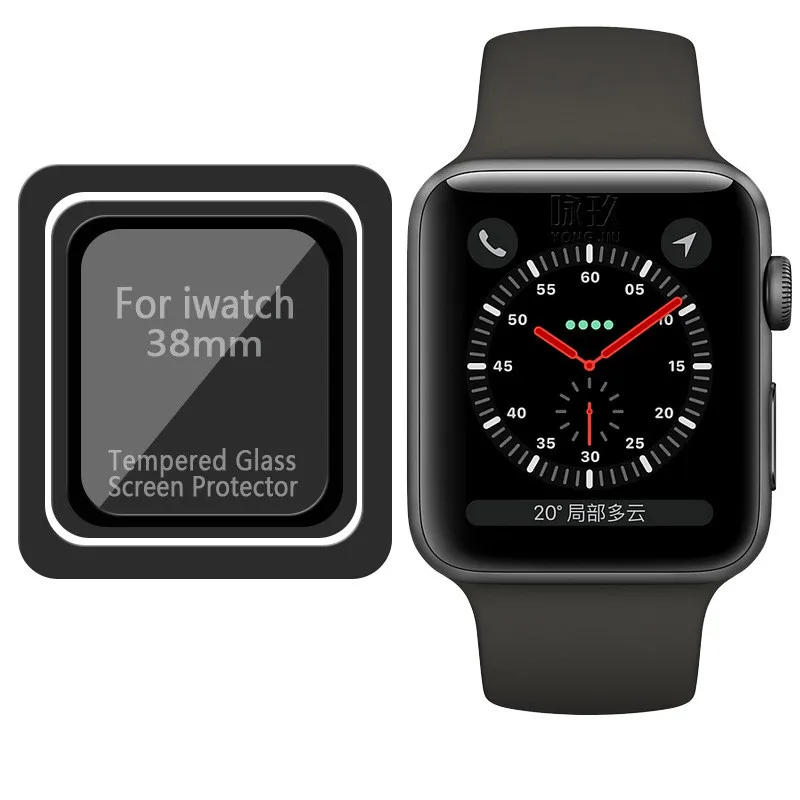 2.5D 9H взрывозащищенное Закаленное стекло для Apple iwatch серии 3 38 мм 42 спортивные