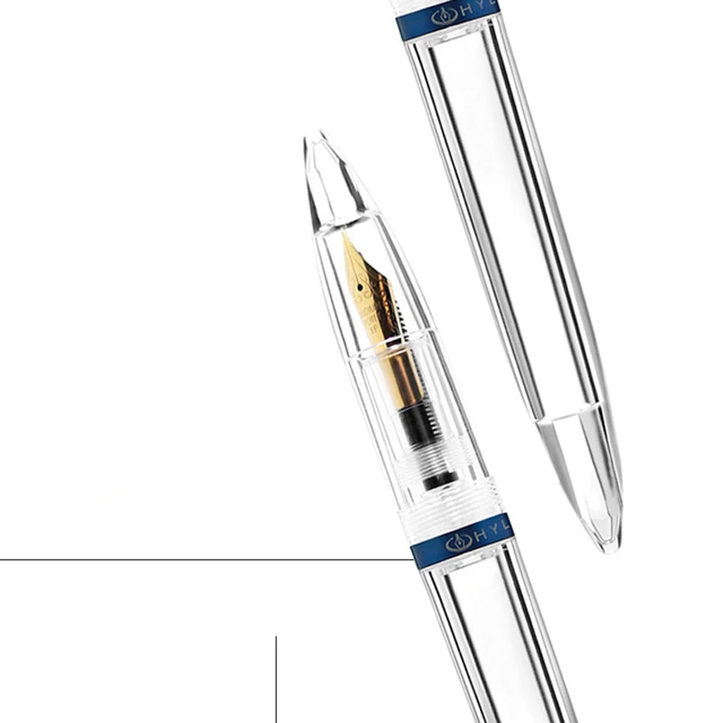 Прозрачная шариковая ручка акриловые ручки для бизнеса и офиса дизайнерские