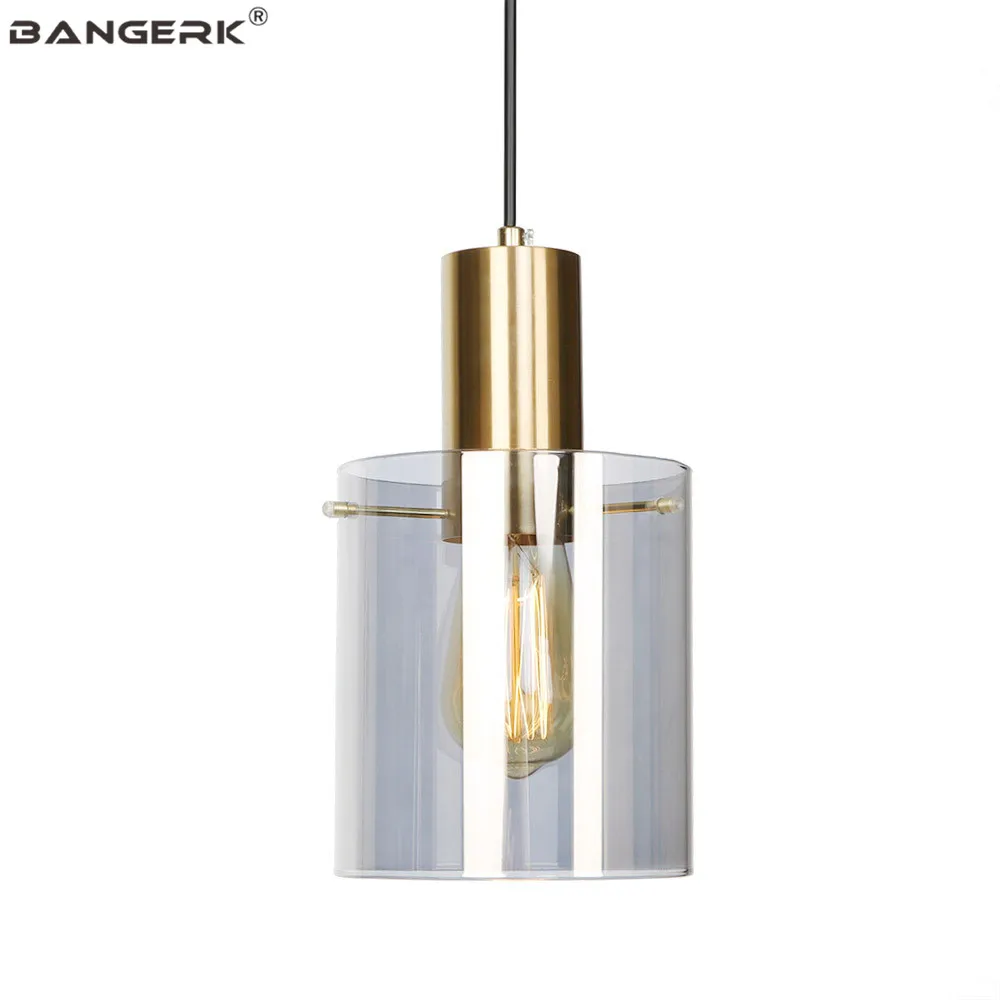 Стеклянный абажур подвесная люстра Скандинавский современный светодиодный