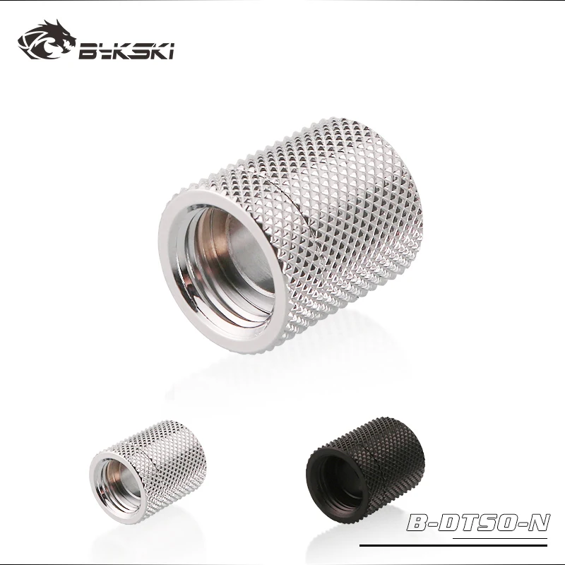 

BYKSKI G1/4'' Extender 20mm Fitting 360 degrees Rotary Adapter Water Cooling Adaptors Female to Female Double-sided Thread