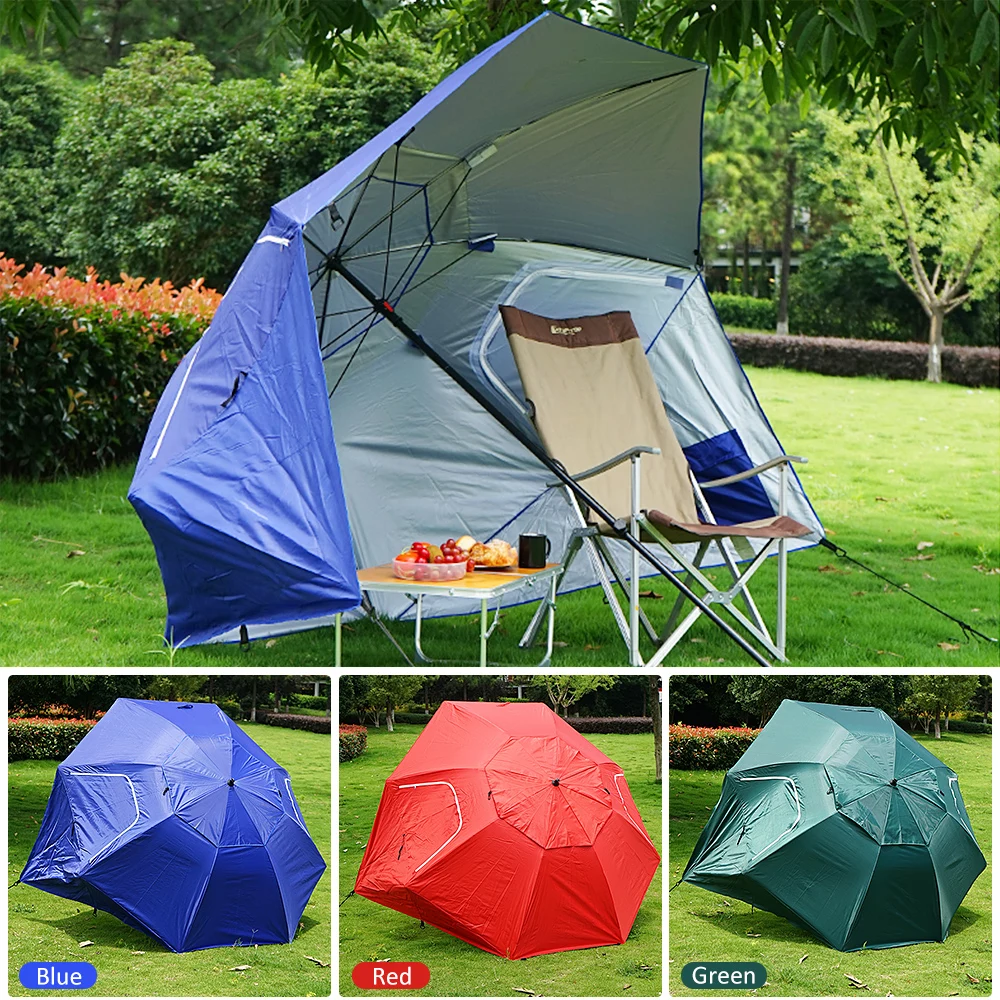 Sun and Rain Canopy Umbrella for Fishing Camping Park Beach Sports Events Beach Fishing Tents Outdoor Camping