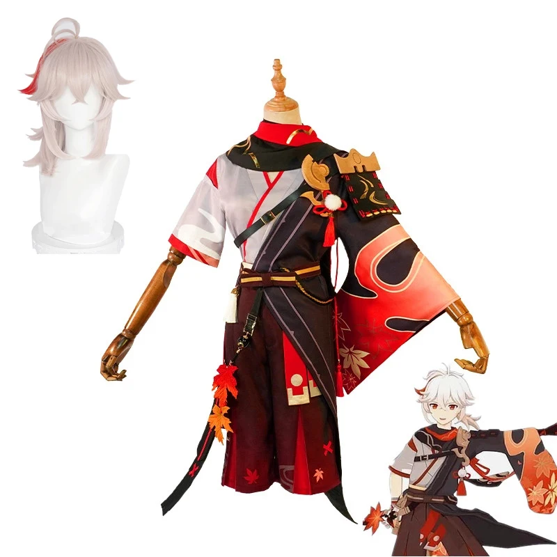 

Genshin Impact Kiryu Kazuha Game Suit Gorgeous Kimono Uniform Cosplay Costume Halloween Carnival Party Outfit Free Shipping