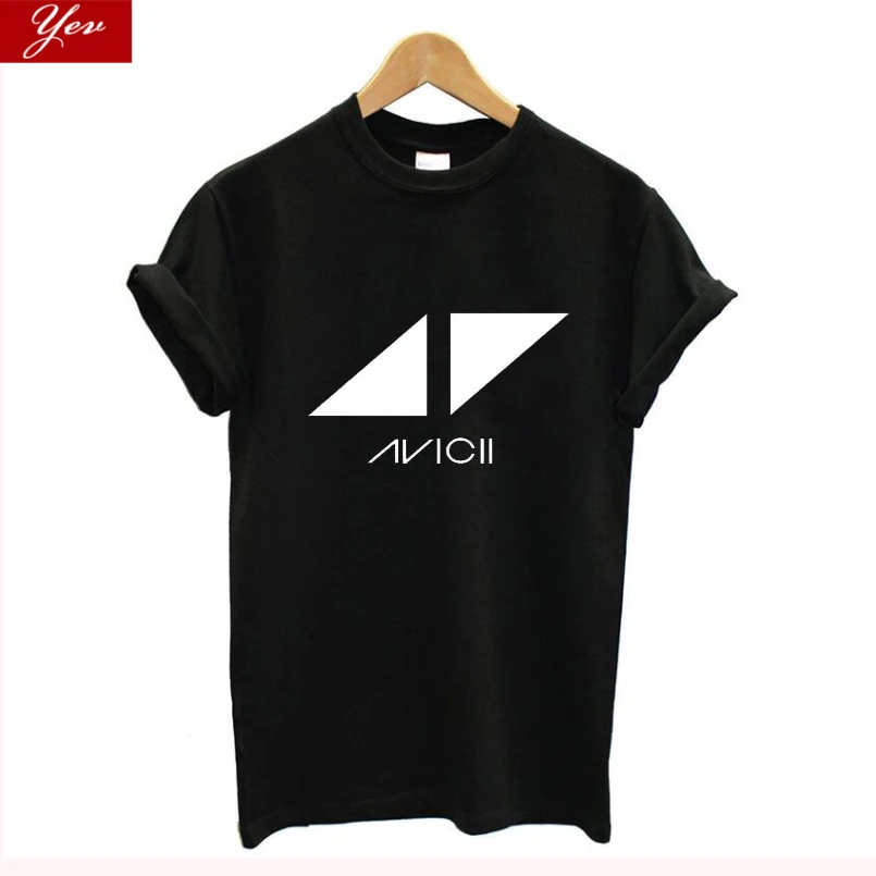 Avicii DJ fans pok женская футболка в стиле Харадзюку 100% хлопок рок-группа уличная homme
