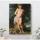 Питер Поль Рубенс  СВ Себастьян, 1614  картина маслом на холсте, художественный постер, декоративная картина, украшение для стен, украшение для дома