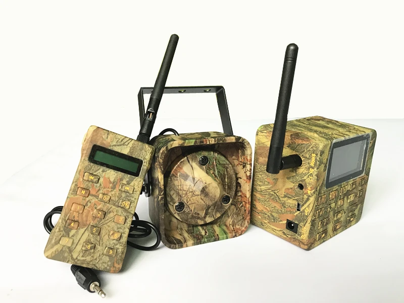 

PDDHKK Camouflage 100W 200dB Electric Hunting Decoy Speaker Bird Caller Predator Sound MP3 Player 200 Bird Voices Remote Control