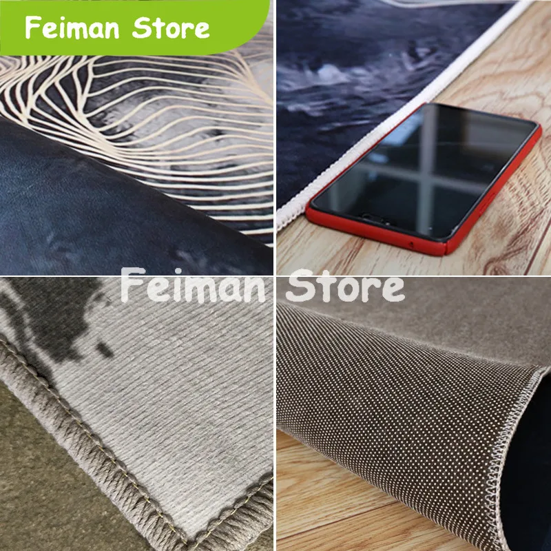 Ковер в европейском стиле для гостиной роскошные коврики и ковры спальни