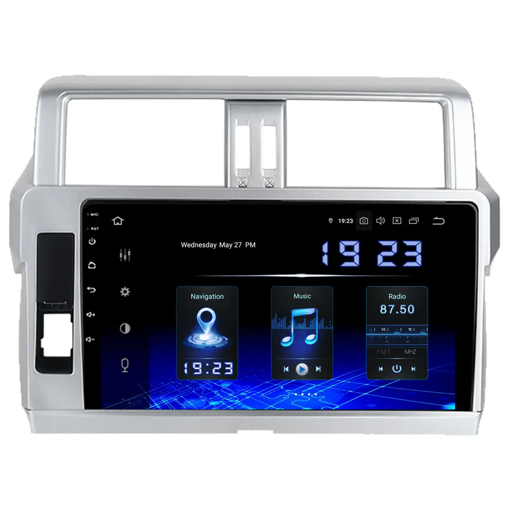 Для Toyota Prado 150 2014 2015 2016 Android 10 автомобильный магнитофон GPS + ГЛОНАСС Wifi Mirror Link 4G Bluetooth