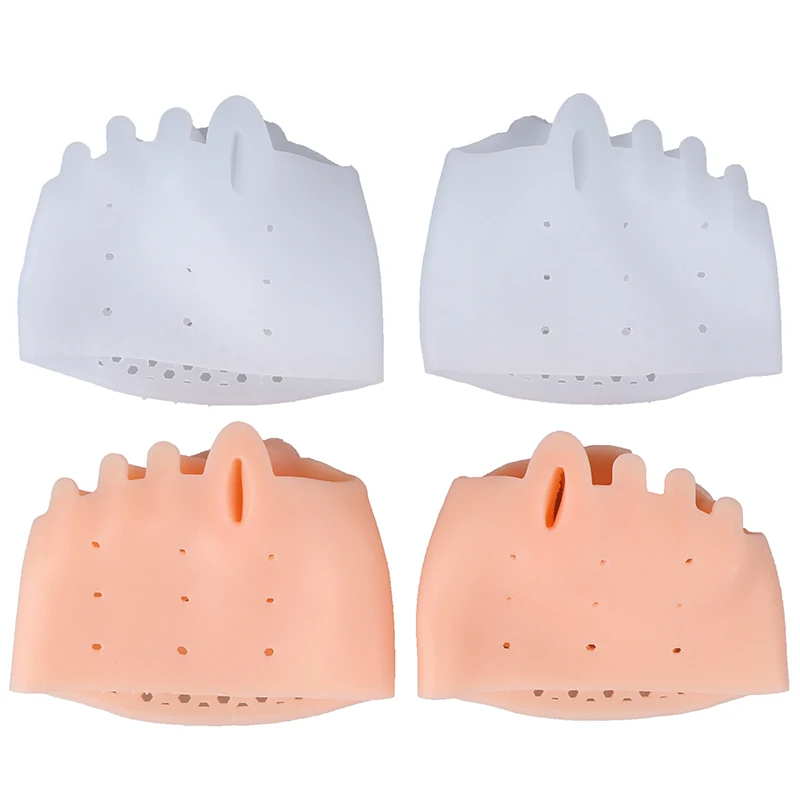 1 Pair Silicone Foot Care Gel Bunion Protector Toe Separators Straightener Spreader Correctors Hallux Valgus Correction | Красота и
