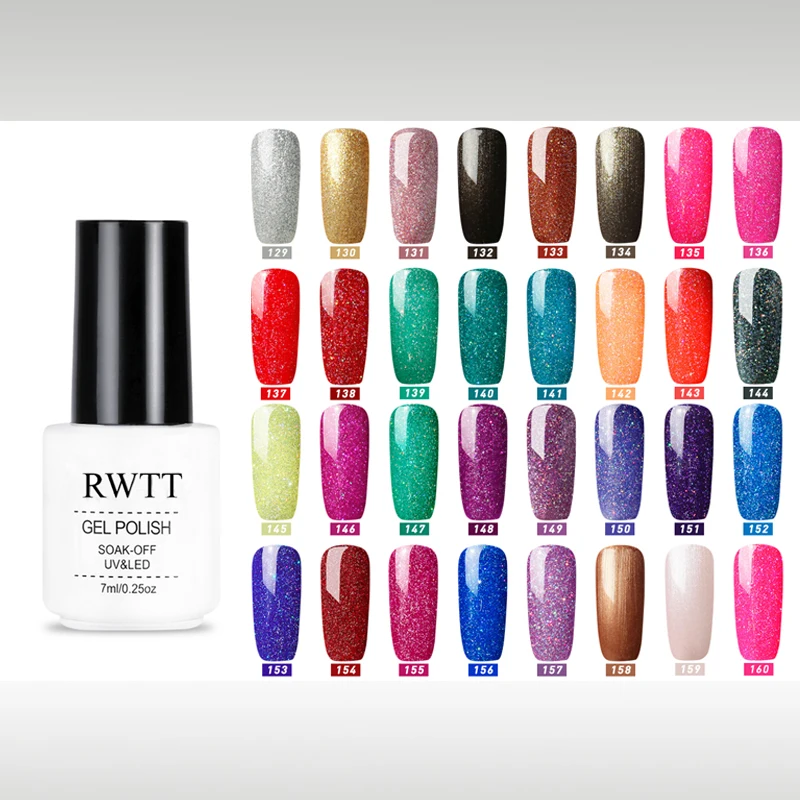 RWTT гель для ногтей Гель-лак Краска Полуперманентная ногти художественный