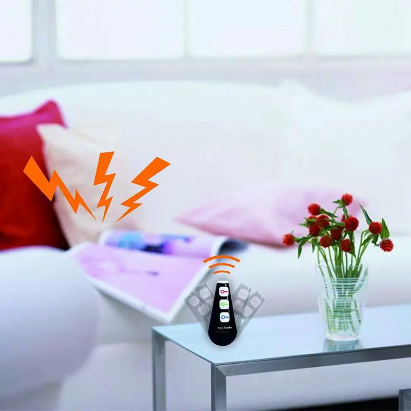 Беспроводной Радиочастотный брелок для поиска ключей с светодиодный фонарик