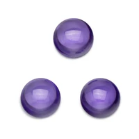 size 4 012mm round shape purple cabochon cz stone synthetic cubic zirconia stone
