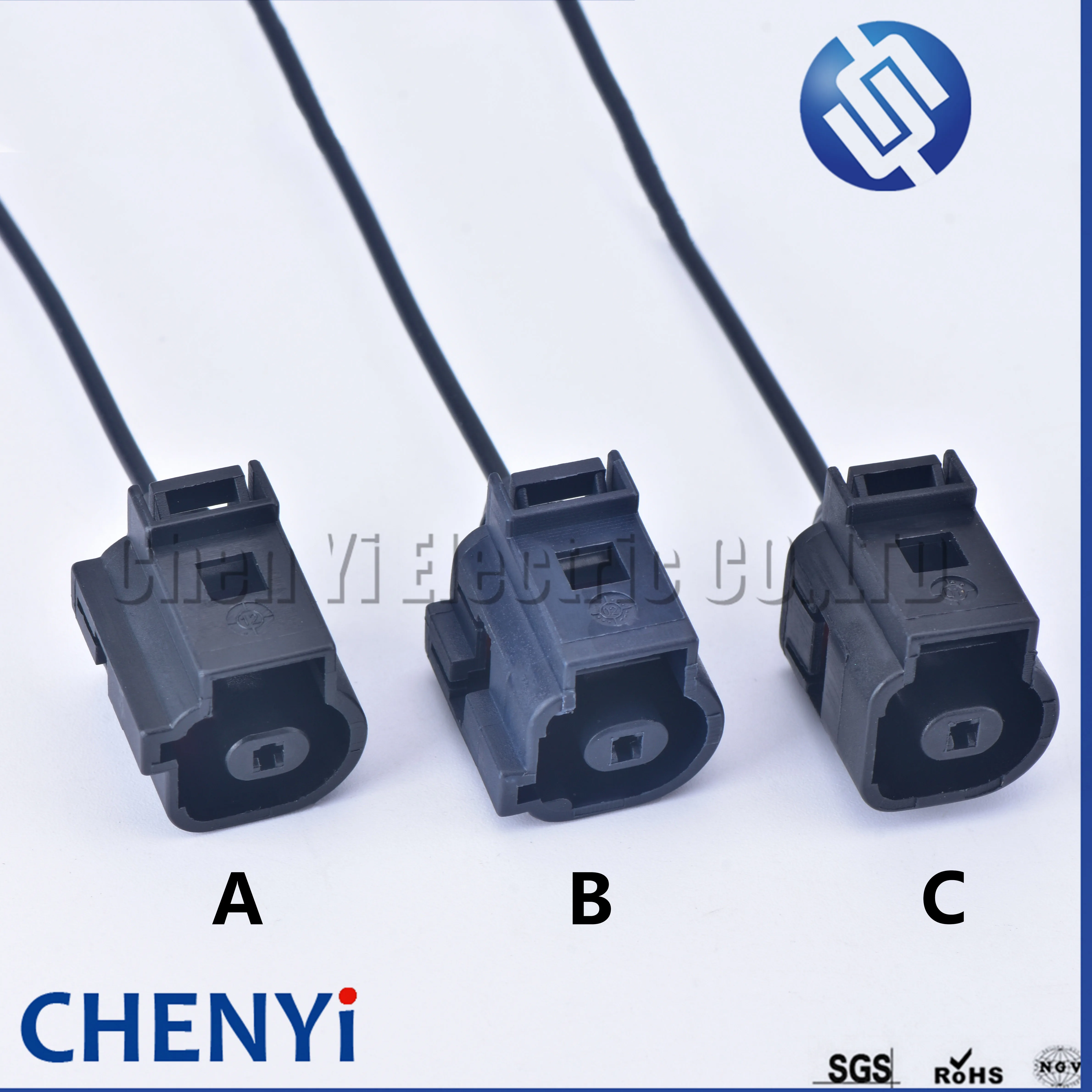 1 Set 1 Pin female Oil Pressure Sensor Connector Plug Horn 1.5mm Socket For Audi VW Jetta Golf GTI Passat 1J0937081 with wires