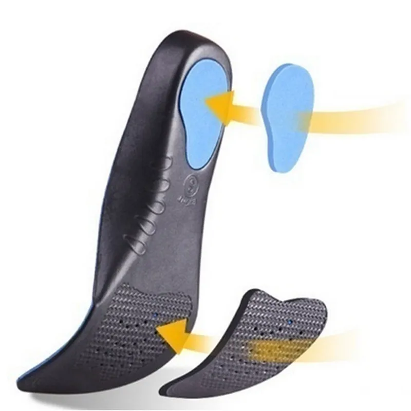 Стельки ортопедические унисекс Эва коррекция плоскостопия для мужчин и женщин