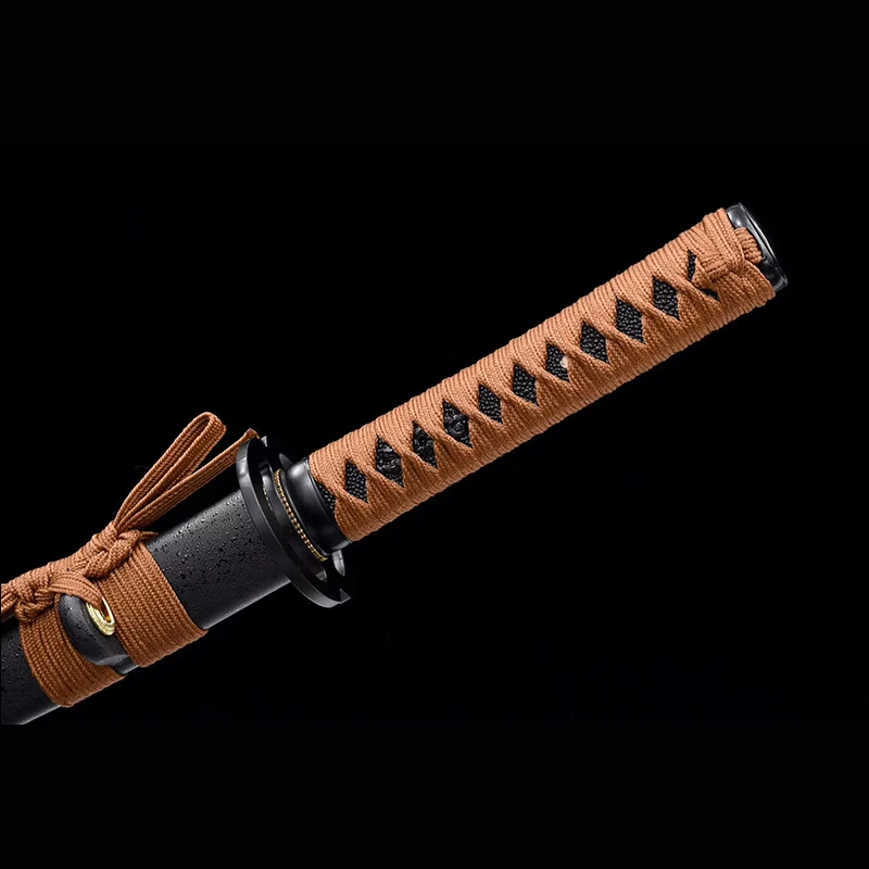 

Wakizashi Japanese Small Katana High Carbon-Steel Razor Sharp Cutting Full Tang Handmade Sword