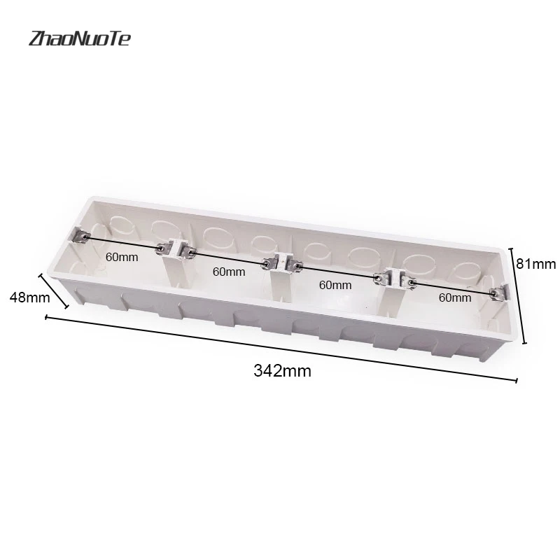 4 х клавишный тайный стопор настенный монтажный переключатель проводной ящик