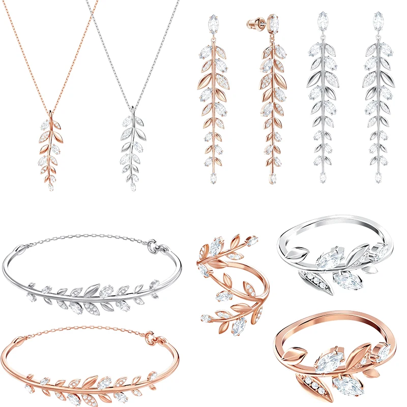 

swa Fashion women's jewelry MAYFLY series jewelry set, women's earrings, necklaces and bracelets, fashion jewelry