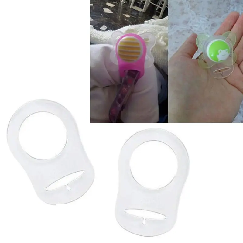 

12 шт прозрачные силиконовые кнопки кольцо пустышка держатель пустышки Зажим адаптер для ребенка мама пустышка