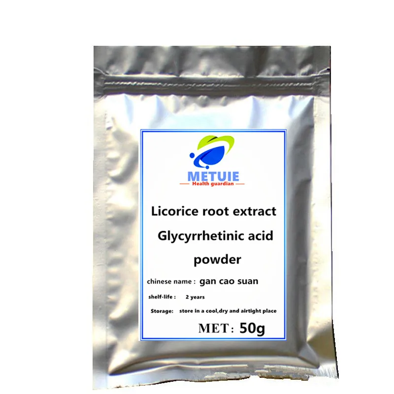 

High Quality Licorice Root Extract Glycyrrhetinic Acid Powder 1pc Nutrition Festival Top Supplement Body Glitter Anti-Oxidation